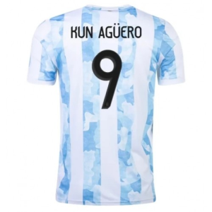 Argentina Sergio Kun Aguero Home Jersey