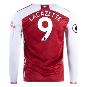 Arsenal Alaxandre Lacazette Long Sleeve Home Jersey