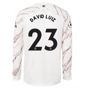 Arsenal David Luiz Long Sleeve Away Jersey