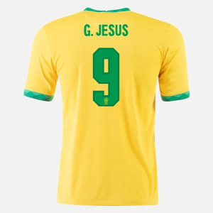 Brazil Gabriel Jesus Home Jersey