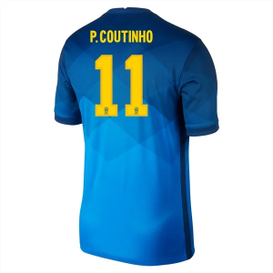 Brazil Philippe Coutinho Away Jersey