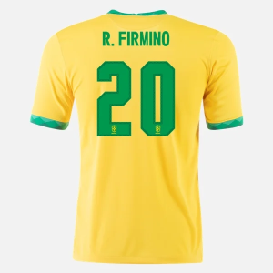 Brazil Roberto Firmino Home Jersey