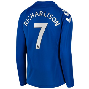 Everton Richarlison Home Long Sleeve Jersey
