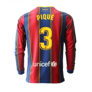 FC Barcelona Gerard Pique Home Long Sleeve Jersey