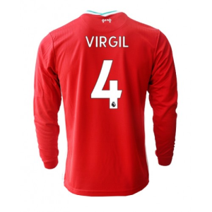 Liverpool Virgil van Dijk Home Long Sleeve Jersey