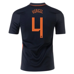Netherlands Virgil van Dijk Away Jersey Euro