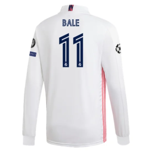 Real Madrid Gareth Bale Long Sleeve Home Jersey