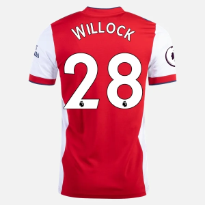 Günstige Fußballtrikots Arsenal Joe Willock 28 Heim Trikot Home 2021/22 – Kurzarm