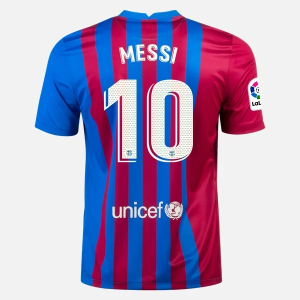 Günstige Fußballtrikots FC Barcelona Lionel Messi 10 Heim Trikot Home  2021/22 – Kurzarm
