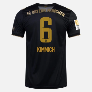 Günstige Fußballtrikots FC Bayern München Joshua Kimmich 6 Auswärts Trikot Away 2021/22 – Kurzarm