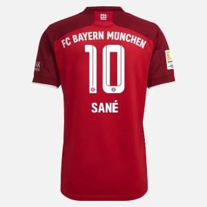 Günstige Fußballtrikots FC Bayern München Leroy Sane 10 Heim Trikot Home  2021/22 – Kurzarm