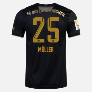 FC Bayern München Thomas Müller 25 Auswärts Trikot  2021 2022 – Kurzarm