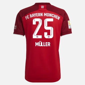 FC Bayern München Thomas Müller 25 Heim Trikot 2021 2022 – Kurzarm
