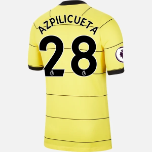 Günstige Fußballtrikots Chelsea Cesar Azpilicueta 28 Auswärts Trikot Away  2021/22 – Kurzarm