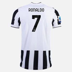 Günstige Fußballtrikots Juventus Cristiano Ronaldo 7 Heim Trikot Home  2021/22 – Kurzarm