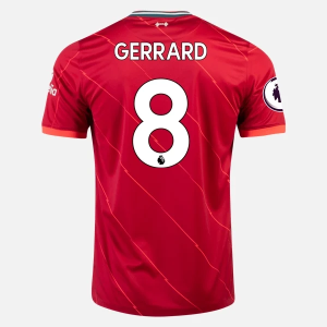 Günstige Fußballtrikots Liverpool FC Steven Gerrard 8 Heim Trikot Home  2021/22 – Kurzarm