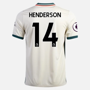 Günstige Fußballtrikots Liverpool Jordan Henderson 14 Auswärts Trikot Away  2021/22 – Kurzarm