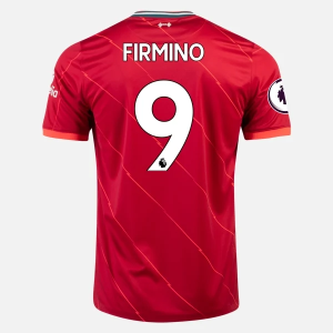 Günstige Fußballtrikots Liverpool Roberto Firmino 9 Heim Trikot Home  2021/22 – Kurzarm