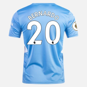 Günstige Fußballtrikots Manchester City Bernardo Silva 20 Heim Trikot Home 2021/22 – Kurzarm