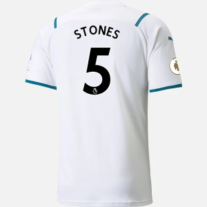 Günstige Fußballtrikots Manchester City John Stones 5 Auswärts Trikot Away 2021/22 – Kurzarm