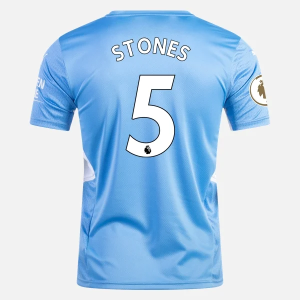 Günstige Fußballtrikots Manchester City John Stones 5 Heim Trikot Home 2021/22 – Kurzarm