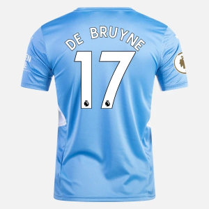 Manchester City Kevin De Bruyne 17 Heim Trikot 2021 2022 – Kurzarm