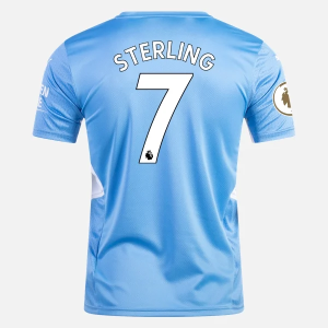 Günstige Fußballtrikots Manchester City Raheem Sterling 7 Heim Trikot Home 2021/22 – Kurzarm