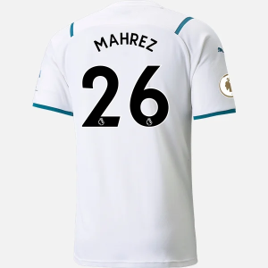 Günstige Fußballtrikots Manchester City Riyad Mahrez 26 Auswärts Trikot Away 2021/22 – Kurzarm