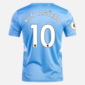 Manchester City Sergio Agüero 10 Heim Trikot 2021 2022 – Kurzarm