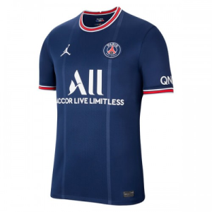 Günstige Fußballtrikots Paris Saint Germain PSG Jordan Brand Heim Trikot Home 2021/22 – Kurzarm