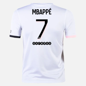 Paris Saint Germain PSG Kylian Mbappé 7 Auswärts Trikot  2021 2022 – Kurzarm