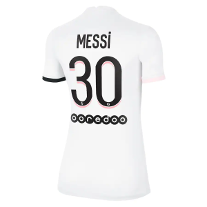 Günstige Fußballtrikots Paris Saint Germain PSG Lionel Messi 30 Dame Auswärts Trikot Away 2021/22 – Kurzarm