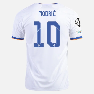 Günstige Fußballtrikots Real Madrid Luka Modric 10 Heim Trikot Home  2021/22 – Kurzarm