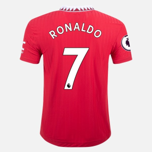 Günstige Fußball Manchester United Cristiano Ronaldo 7 Heim Trikot Home 2022 – Kurzarm