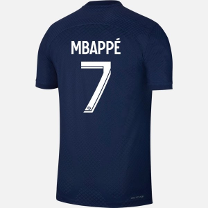 Günstige Fußball Paris Saint Germain PSG Mbappé 7 Heim Trikot Home 2022 – Kurzarm